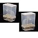 Serenable 2 Pcs Automatic Pet Feeder Food Container Feeder Bird Feeding Food Water Dispenser for Small Animals, Birdthumb 4