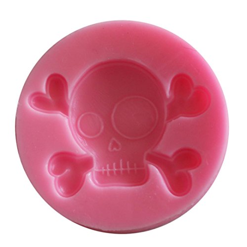Hot! Silicone Cake Decorating Ghost Skull Muffin Pudding Mould,Food Grade Silicone