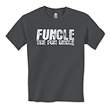 Funcle, The Fun Uncle- Distressed Swift PIgeon Apparel Mens T-Shirt
