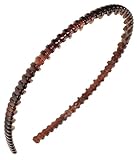 France Luxe Pull Through Narrow Headband - Tortoise