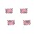 LUOEM Racing Stick Flags Mini Racing Flags Red White Checkered Flag On Stick for Nascar Tiny Car Sport Events Decoration Supplies,Pack of 10