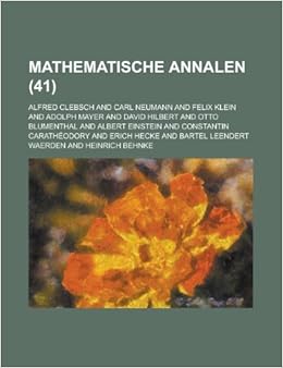 Mathematische Annalen (41) Amazon.co.uk Commission, United States
