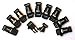 X-CORDS Paracord Fire Starter Buckle Flint Buckle Whistle Buckle Combo Fits all Paracord 550 750 and 850 Cord Make Your Own Paracord Bracelet (10 Fire Starter Buckles)