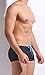 WUAMBO Men's Solid Swimming Shorts Fashion Swimwear, #1 Black, US L/Asia XXL(Waist:35