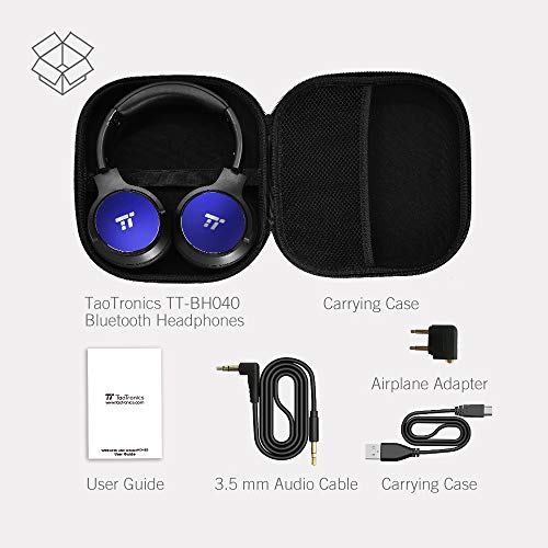 Active Noise Cancelling Bluetooth Headphones, TaoTronics HiFi