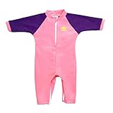 Fiji Sun Protective UPF 50+ Baby Swimsuit by Nozone in Sherbet/African Violet, 6-12 months