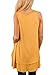 Alvaq Women's Casual Basic Cotton Sleeveless Tank Tops Tunic Large Yellow