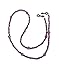 Outman Purple Acrylic Beaded Eyeglass Chain Sunglasses Holder Necklace Eyewear Lanyard