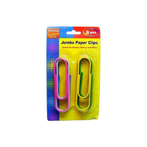 Bulk Buys OR38336 Large Jumbo Paper Clips Pack of 36