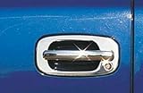 Chevrolet Silverado / GMC Sierra 2-Door Truck 1999 - 2006 Chrome Stainless Steel Door Handle Insert Accents (Lever Only)