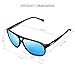 HODGSON Polarized Sunglasses, Aviator Sunglasses 100% UV Protection-Blue