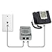 Evelots Telephone Phone Amplifier Very Loud Telephone Speaker Ringtone Amplifier