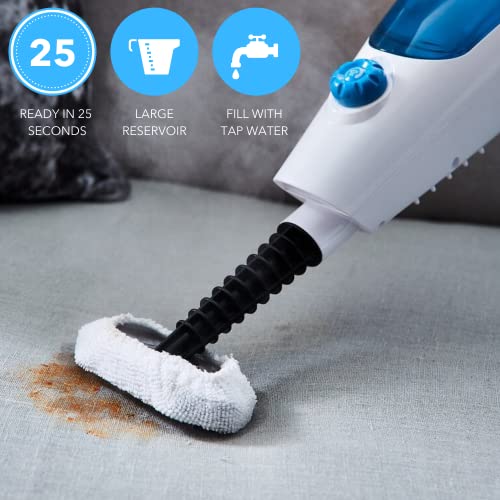 Cleanica360 Steam Mop Versatile Multi Surface Steam Cleaner with