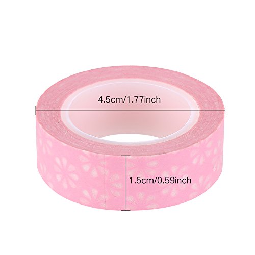 LOKIPA Washi Masking Tape 24 Rolls Random Delivery 0.6 inch Wide Arts and Crafts DIY Decorative Washi Tape for Gift Wrapping Scrapbooking