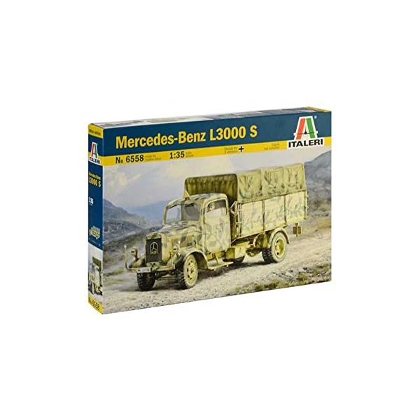 ITALERI 6558S - 1:35 Mercedes Benz L3000 , Modellbau, Bausatz, Standmodellbau, Basteln, Hobby, Kleben, Plastikbausatz, detailgetreu – Bild 3