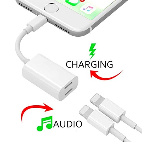 [Apple MFi Certified]iPhone Headphone Adapter,Charger and Headphones