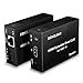 DONGJIAN HDMI Extender Over Single CAT5e/CAT6,HDMI to HDMI Extender Balun with IR Control up to 164Ft,1080P,Full HD,3D,EDID Copy for HDTV PC DVD PS4 Xbox 360