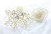Unicra Vintage Wedding Hair Combs with Bead and Rhinestones(Gold Color)