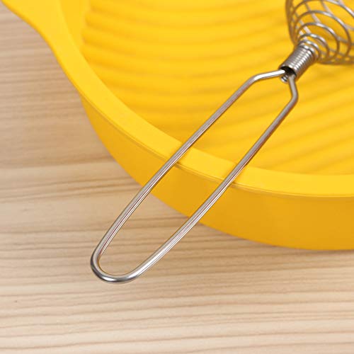 ICYANG Stainless Steel Spring Coil Whisk, Wire Whip Cream Egg Beater