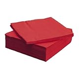 IKEA FANTASTISK Paper Napkin, Red (100)