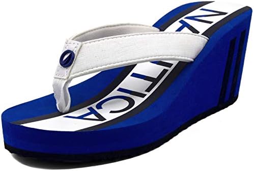 nautica wedge flip flops