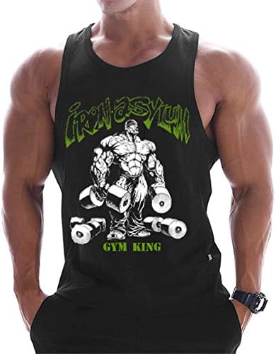 DSJJ Mens Gym Vest Muscle Sports Gym Sleeveless Tops for Bodybuilding Cross Fit Fitness Tank Top Sports vest