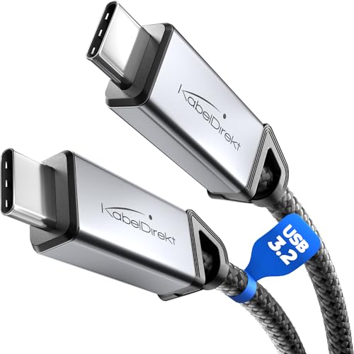 KabelDirekt – USB C Cable All-purpose – 0.6m, 20Gbps, 240W