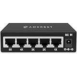 Amcrest 5-Port Gigabit Switch, Plug and Play Network Switch (AMGS5)