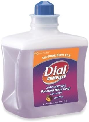 Henkel Dial Complete Refill Cartridge - Plum Scent - 1L - Hypoallergenic, Antimicrobial, Antibacterial - Purple - 1 / Each