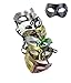 RUSVNO 7 Pieces Unisex Retro Masquerade Mask Mardi Gras Costume Party Acccessory