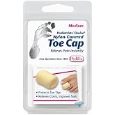 PediFix Polyfoam Nylon Covered Toe Caps 3/Pack Small