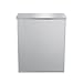 (1 Pack) Sanitary Napkin Disposal Receptacle with Key and Lock - 304 Grade Heavy Duty Stainless Steel - 1.8 Gallon Capacity