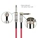 Guitar Cable Coiled cable 1/4 Inch, Performance Instrument Cables, Curly Straight to Right Angle Instrument Cable for Electric Guitar, Bass Guitar, Keyboard (10 ft) Mugig