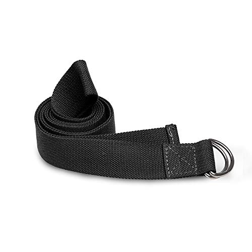 Fliyeong-Stretching-Strap-Exercise-Cotton-Yoga-Belt-Adjustable-D-Ring-Buckle-Belt-Fitness-Prop-For-Beginners-Stretching-Holding-Poses-Black