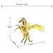 2016 Microworld 3D Metal Puzzle Pegasus Fly Horse Model Z004 DIY 3D Laser Cut Jigsaw Toys For Audit - Gold
