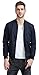 YIDI Men's Casual Classic Slim Bike Motorcycle Coat Outwear Long Sleeve waterproof Bomber Jacket