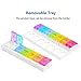 Pill Organizer 7 Day AM PM, Large Weekly Pill Case，2 Times a Day Pill Box, Weekly Travel Pill Planner, BPA Free Medication Supplement Vitamin Fish Oil Twice-a-Day Container, Daily AM PM