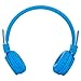 SODEE Folding Stereo Wired Headphones For Kids,Girls Headphones,Boys Headphone,In-line Microphone Remote Control Over ear Headphone with Soft Earpads for Cellphones PC Gaming Devices(Blue)