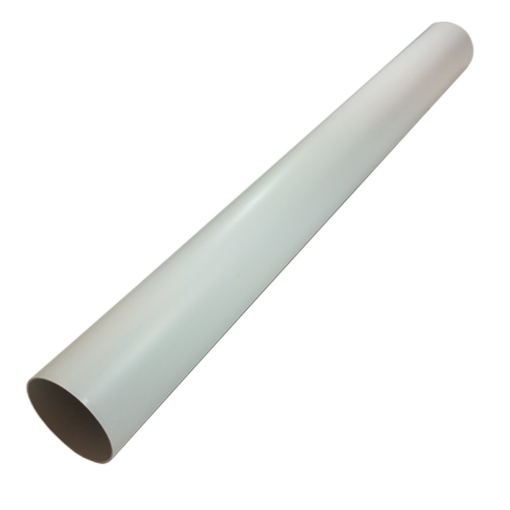 Kair 4 Inch Round 100mm Ducting Pipe 2 Metre Length Rigid Duct