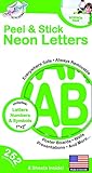252 PC Peel and Stick Letters & Numbers, 1