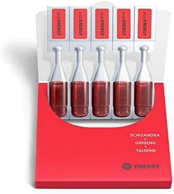 Wojo ENERGY Single-Use Liquid Dietary Supplement with 6 B Vitamins and Herbal Extracts, Pack (5-count)