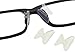 AM Landen 6 Pairs 2.5mm Transparent Non-Slip Silicone Stick on Nose Pads for Eyeglass Nose pad