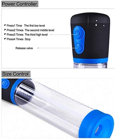 LLichao000 8" Electric Man Bigger Vacuum Enlarger Pump ED Enhancement Sleeves Moderate Size