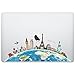 Laptop Notebook Computer Sticker Decal - World map - Skins Stickers primary