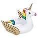 Sunnylife Animal Shaped Kids Inflatable Pool Float Beach Toy Floating Raft for Toddlers - Unicorn White