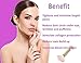 Beyond Ageless Jade Face Roller with BONUS Feet Cleansing Pads (Pack of 4) & Silicone Face & Neck Brush - Himalayan Rose Quartz Anti-Aging Roller Massager Treatment/Natural Beauty Skincare Tool