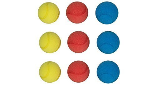 Fun Sport Tennis Set (Pack of 9 Soft Tennis Balls)