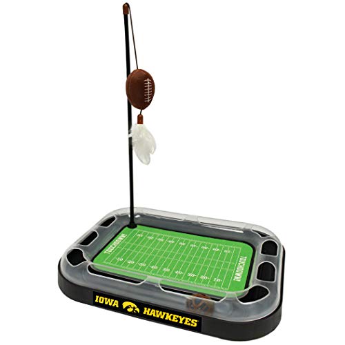Pets First CAT Scratcher & Plush Football Toy with Catnip, Feather & Jingle Bel…