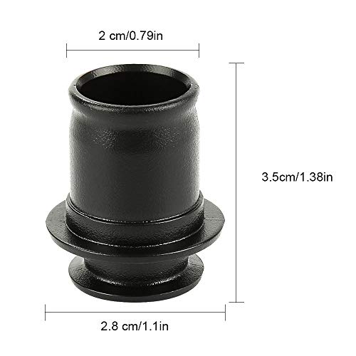 ZHSMS Universal Cigarette Lighter Cover Cap waterproof Dustproof Cover for Auto Car Cigarette Lighter Socket Plug Cover Dust Cap Car Accessory 2Pacl (Black)