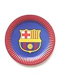 FC Barcelona Birthday Party Decoration Paper Plate Bag of 10